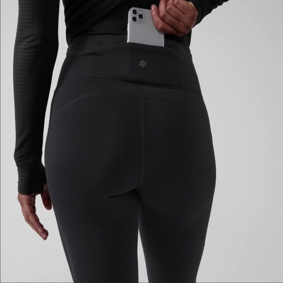 Athleta Altitude Tight in Polartec Power Stretch // Black - Picture 4 of 16